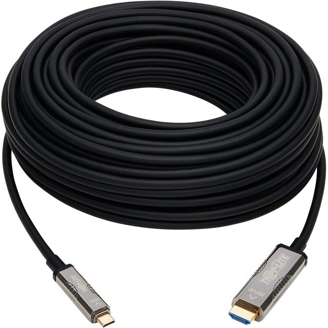 Tripp Lite U444F3-50M-H4K6 Fiber Optic Audio-Video Cable