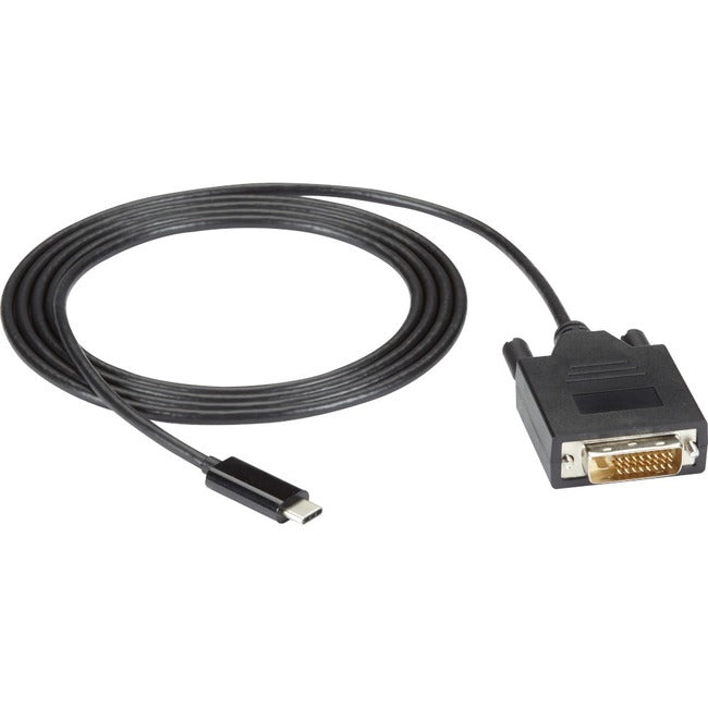 Black Box USB-C Adapter Cable - USB-C to DVI Adapter, 1080p @ 60Hz, DP 1.2 Alt Mode