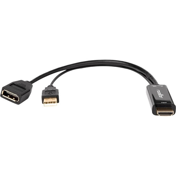 Rocstor HDMI to DisplayPort 4K@30Hz Adapter M-F - Black