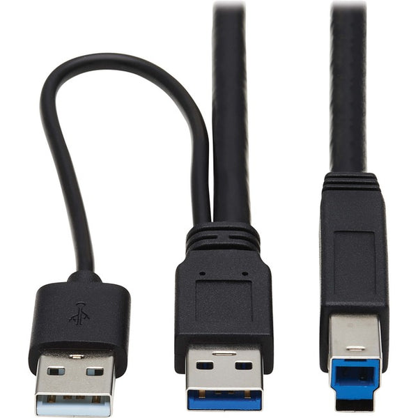 Tripp Lite USB Active Repeater Cable - USB-A to USB-B (M-M), USB 3.2 Gen 1, 25 ft. (7.6 m)