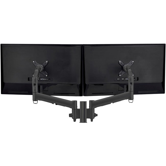 Atdec dual dynamic monitor arm desk mount - Flat and Curved up to 32in - VESA 75x75, 100x100