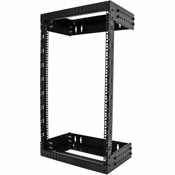 StarTech.com 18U 19" Wall Mount Network Rack - Adjustable Depth 12-20" Open Frame for Server Room -AV-Data-Computer Equipment w-Cage Nuts