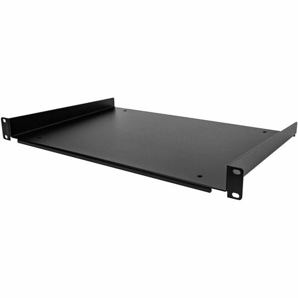 StarTech.com 1U Server Rack Cabinet Shelf - Fixed 12" Deep Cantilever Rackmount Tray for 19" Data-AV-Network Enclosure w-cage nuts, screws