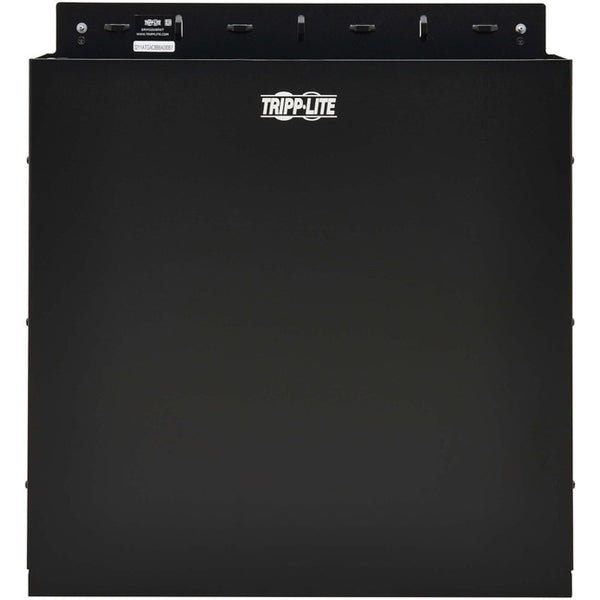 Tripp Lite SmartRack 2U Low-Profile Vertical-Mount Vented Wall-Mount Mini Rack Enclosure, Black