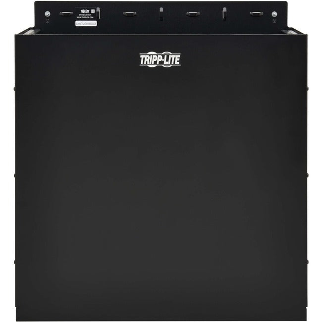 Tripp Lite SmartRack 4U Low-Profile Vertical-Mount Vented Wall-Mount Mini Rack Enclosure, Black