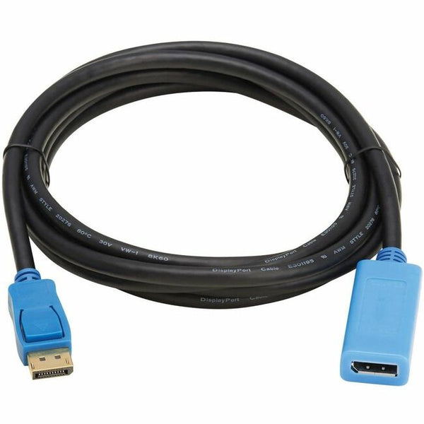 Tripp Lite DisplayPort Extension Cable with Active Repeater and Latching Connector (M/F), 8K 60 Hz, HDR, 4:4:4, HDCP 2.2, 9 ft. (2.7 m), TAA