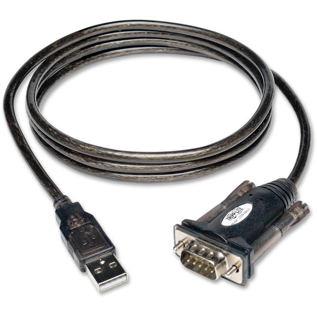 Tripp Lite 5ft USB to Serial Adapter Cable USB-A to DB9 RS-232 M-M - American Tech Depot